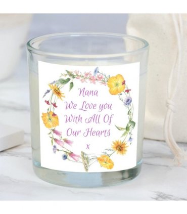 Nana We Love You Candle Gift Set | Birthday Gift for Nana | Message Candle For Nana | Mothers Day Hamper UK | Nana Hamper | Mum Gift Box