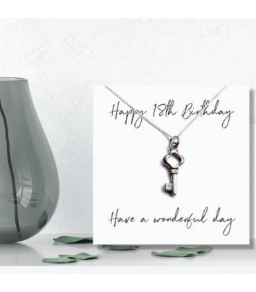 Happy 18th Birthday Necklace Mini Gift Hamper