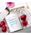Sending You A Great Big Cozy  Hug In A Jar Candle Gift Set | Best Friend Gift | Scented Candle Gift Box | Message Candle |  Bereavment Gift
