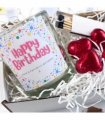 Happy Birthday Dotty Candle Gift Set | Birthday Gift Box For Her | Personalised Birthday Gift | Birthday Gift Hamper | Sisters Birthday Gift