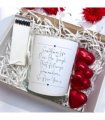 Sometimes Life Can Be Tough Candle Gift Set | Personalised Best Friend Gift | Scented Candle Gift Box | Message Candle |  Bereavment Gift