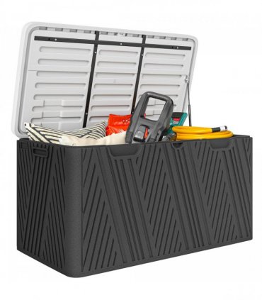 Spacious 380L HDPE Storage Box with Lockable Lid - Durable & Waterproof