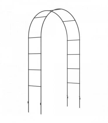 Outsunny Outdoor Garden Arch, Metal Garden Arbor for Climbing Plants