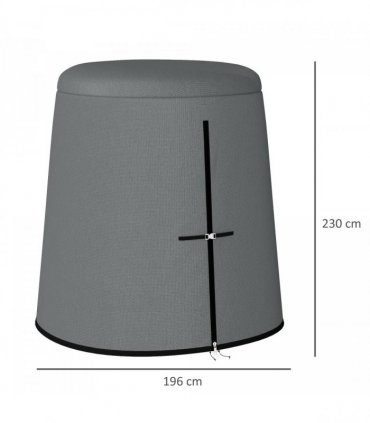 Outsunny Hanging Egg Chair Cover Swing Chair Cover Waterproof, 196 x 230 cm