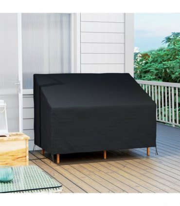 Outsunny 2 Seater Rain Cover Garden Sofa Chair Protector 140x84x56/94 cm