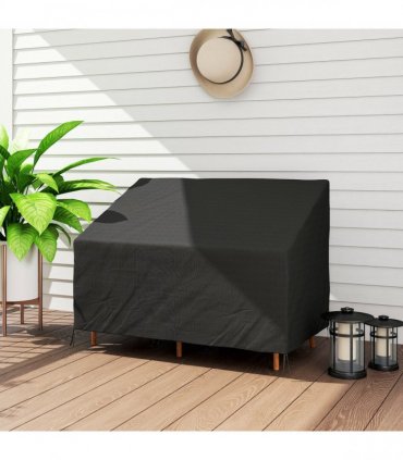 Outsunny 2 Seater Rain Cover Garden Sofa Chair Protector 140x84x56/94 cm
