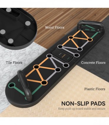 SPORTNOW 11-in-1 Foldable Push Up Board, Press Up Handles for Home Gym