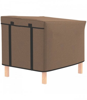 PawHut Rabbit Hutch Cover, Guinea Pig Hutch Cover for X-D2-0047, Brown