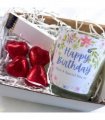 Pretty Flowers Happy Birthday Candle Gift Set | Birthday Gift Hamper for Friend | Birthday Gift Box for Her UK | Birthday Gifts