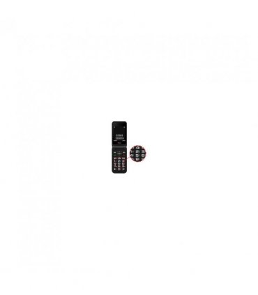 TTfone TT760 4G USB-C Mobile Phone for the Elderly, Simple and easy to use flip folding cell cheap and easy to use - Black with Dock Charger and O2 Sim Card