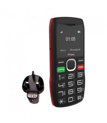 TTfone TT880 Easy-to-Use Mobile Phone for Seniors and Elderly - Large Button Phone with Emergency Assistance Button with Mains Charger and O2 Sim Card