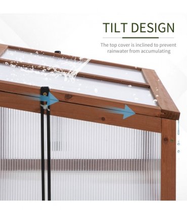 Wooden Cold Frame Greenhouse