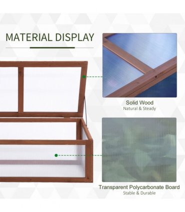 Wooden Cold Frame Greenhouse