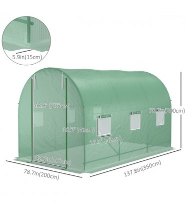 Walk-in Tunnel Greenhouse