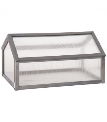 Wooden Cold Frame Greenhouse Garden Portable Raised Planter