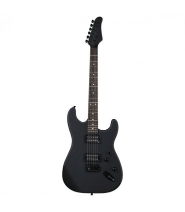 GST 39in Electric Guitar H-H Pickups Black suit for Heavier  Rock