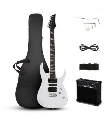 170 Model With 20W Electric Guitar Pickup Hsh Pickup Guitar  Stereo Bag Harness Picks Rocker Connector  Wrench Tool White