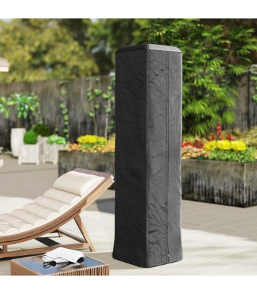 Outsunny Heavy Duty Gas Pyramid Outdoor Patio Heater Cover, Black