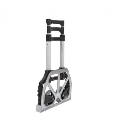 HOMCOM Heavy Duty Aluminium Foldable Hand Truck Trolley, 70KG Load Capacity