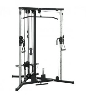 SPORTNOW Home Gym Machine, 15-Position Adjustable Training Workout Station