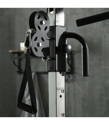 SPORTNOW Home Gym Machine, 15-Position Adjustable Training Workout Station