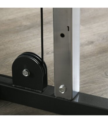 SPORTNOW Home Gym Machine, 15-Position Adjustable Training Workout Station