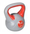 SPORTNOW 14kg Kettle Bell with Handle for Home Gym, Red and Grey