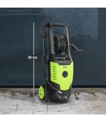 Outsunny 2200W Power Washer 170 Bar Pressure with Adjustable Nozzle