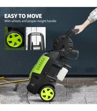 Outsunny 2200W Power Washer 170 Bar Pressure with Adjustable Nozzle