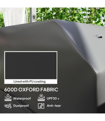 Outsunny Barbecue Cover, Waterproof UPF30+ Rip-Proof, 147 x 61 x 122 cm