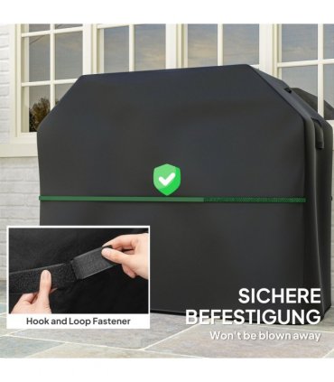 Outsunny Barbecue Cover, Waterproof UPF30+ Rip-Proof, 147 x 61 x 122 cm