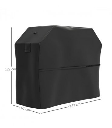 Outsunny Barbecue Cover, Waterproof UPF30+ Rip-Proof, 147 x 61 x 122 cm