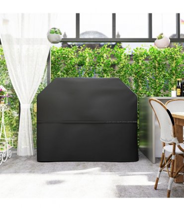 Outsunny Barbecue Cover, Waterproof UPF30+ Rip-Proof, 147 x 61 x 122 cm