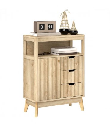 HOMCOM Modern Sideboard Storage Cabinet for Living Room Dining Room Bedroom