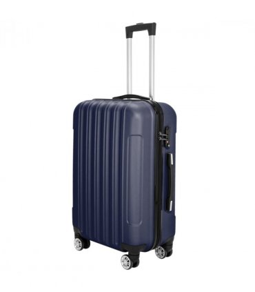 3 Pcs Suitcase Lightweight ABS Carry-on Hand Luggage 4 Spinner Wheels Trolley Case
