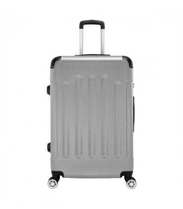 3 Pcs Suitcase Lightweight ABS Carry-on Hand Luggage 4 Spinner Wheels Trolley Case