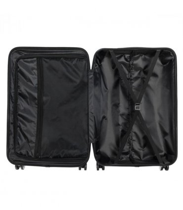 3 Pcs Suitcase Lightweight ABS Carry-on Hand Luggage 4 Spinner Wheels Trolley Case