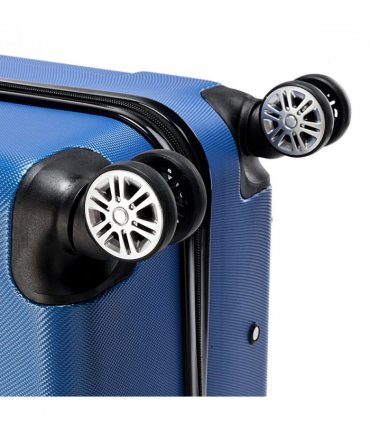 3 Pcs Suitcase Lightweight ABS Carry-on Hand Luggage 4 Spinner Wheels Trolley Case