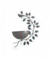 Durable and Rust-Resistant 42CM Metal Garden Planter – Elegant Outdoor Pot for Flowers, Herbs & Small Shrubs for Your Garden, Patio, or Balcony to Long-Lasting Use Any Outdoor Space (Green)