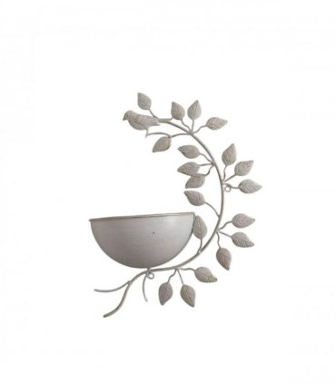Durable and Rust-Resistant 42CM Metal Garden Planter – Elegant Outdoor Pot for Flowers, Herbs & Small Shrubs for Your Garden, Patio, or Balcony to Long-Lasting Use Any Outdoor Space (Cream)