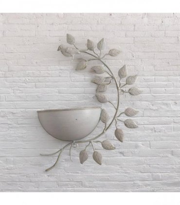 Durable and Rust-Resistant 42CM Metal Garden Planter – Elegant Outdoor Pot for Flowers, Herbs & Small Shrubs for Your Garden, Patio, or Balcony to Long-Lasting Use Any Outdoor Space (Cream)