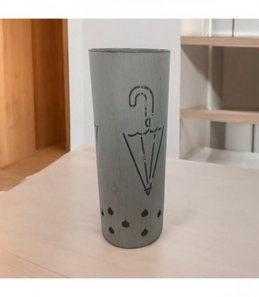Elegant and Durable 49CM Cream Metal Umbrella Stand - Sleek and Functional Umbrella Holder for Home, Office, and Entryway with a Storage Solution for Stylish Home Décor (1, Umbrella with paint)