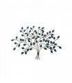 AcaciaHome Stylish and Elegant 55CM Tree of Life Wall Decor - Handcrafted Modern Metal Wall Hanging Symbolizing Renewal & Prosperity for Living Room, Bedroom, or Outdoor Patio Decoration (Green)