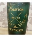 Green Glass Bottle Vase Decorative Home - Rustic Design for Flowers & Xmas Gift