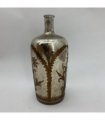 15" ANTIQUE SILVER GLASS DECORATIVE VASE