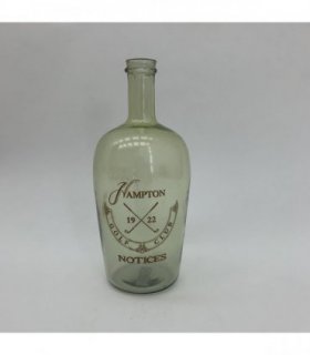 Decorative Clear Glass Vase - Stylish Rustic Accent Pot for Home Decor or Gifts