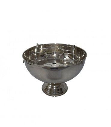 Stylish and Vintage Table Top Champagne Aluminium Bucket with Distressed Look Wine Cooler Ice Gift - Durable & Easy Maintenance for Celebrations, Parties, Bar, and Home Decor