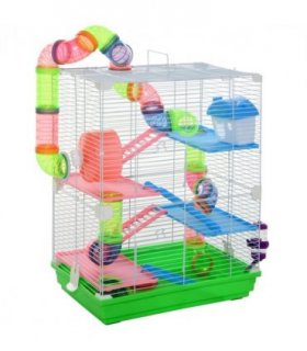 Hamster Cage 18" L x 11.75" W x 22.75" H (Without Tube and Water Bottle)