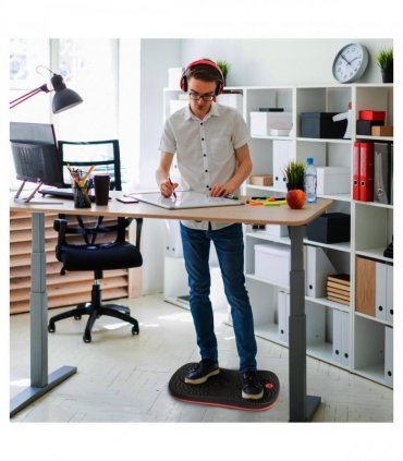 Pallet:AFS-TEX® Active Anti-Microbial Exercise Wobble Balance Board - 35 x 50cm Black - Pack of 120