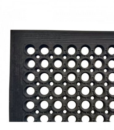Pallet:Doortex® Open-Top Black Anti-Fatigue Mat - 60 x 90cm Pack of 98